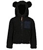 Color:Black - Image 1 - Little Boys 1-8 Austin Sherpa Jacket