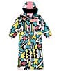 Color:Schools Out - Image 1 - Little Girls 2T-8 Quinn Printed Hooded Ski Snowsuit