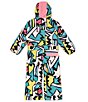 Color:Schools Out - Image 2 - Little Girls 2T-8 Quinn Printed Hooded Ski Snowsuit