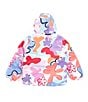 Obermeyer Little Girls Long Sleeve Ashor Under The Sea Printed Ski Jacket, Color:Under The Sea - Image 2