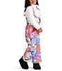 Obermeyer Little Girls Under The Sea Printed Snoverall Ski Pants, Color:Under The Sea - Image 3