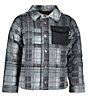 Color:Woodsman Plaid - Image 1 - Little/Big Boys Wilder Puffy Plaid Snow Shirt Jacket