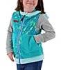 Color:Pineapple Bay - Image 4 - Little/Big Girls 1-8 Logan Snow/Ski Fleece Vest