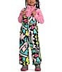 Color:Schools Out - Image 1 - Little/Big Girls 2T-8 Multi Abstract Print Snoverall Pants