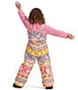 Color:Daisy Dreams - Image 2 - Little/Big Girls 2T-8 Daisy Dreams Print Snoverall Bib Pants