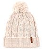 Obermeyer Big Girls San Fran Pom Beanie, Color:Peachy - Image 1