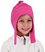 Color:Pink Power - Image 1 - Little/Big Girls Orbit Snow/Ski Fleece Hat