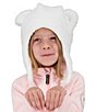 Color:White - Image 4 - Little/Big Kids Faux-Fur Cozy Teddy Hat