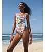 OCEANUS Arizona Beaded One Piece Swimsuit, Color:White - Image 6