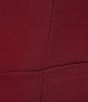 Color:Cardinal - Image 3 - Plus Off-The-Shoulder Chiffon Lace Back Side Slit Long Dress