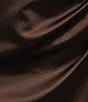 B. Darlin Off-The-Shoulder Corset Wrap Side Slit Long Dress, Color:Chocolate - Image 4