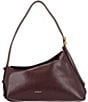 Off-White Asymmetrical Vintage Leather Shoulder Bag - Image 1