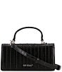 Off-White Jitney East West Croc Top Handle Crossbody Bag - Image 5