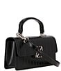 Off-White Jitney East West Croc Top Handle Crossbody Bag - Image 6