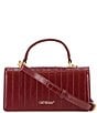 Off-White Jitney East West Croc Top Handle Crossbody Bag - Image 2