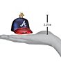 Old World Christmas Braves Baseball Cap Ornament - Image 2