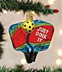 Old World Christmas Pickleball Paddles Ornament - Image 1