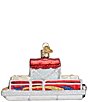 Old World Christmas Pontoon Boat Ornament - Image 1