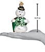 Old World Christmas Sam The Snowman Glass Ornament - Image 4