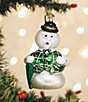 Old World Christmas Sam The Snowman Glass Ornament - Image 5