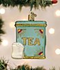 Old World Christmas Tea Tin Ornament - Image 1