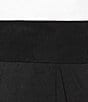 Oleg Cassini Plus Size Stretch Taffeta Collar Neck Midi Dress - Image 3