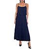 Oleg Cassini Ruffle Pop Over Bodice Pleated Midi Dress - Image 4