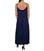 Oleg Cassini Ruffle Pop Over Bodice Pleated Midi Dress - Image 5