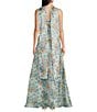 Oleg Cassini Strapless Organza Long Gown - Image 2