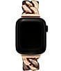 Color:Rose Gold - Image 1 - Aurora Rose Gold-Tone Chain Bracelet Apple Watch Strap