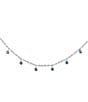 Color:Silver - Image 1 - Rainbow Crystal Choker Necklace