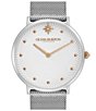 Color:Silver - Image 1 - Women's Celestial Quartz Analog Stainless Steel Bracelet Watch