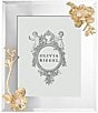Olivia Riegel Botanica Two-Tone Floral Crystal Frame, Color:Gold - Image 1