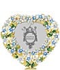 Olivia Riegel Daphne Floral Pattern Heart Frame, 3 x 3 in. - Image 1