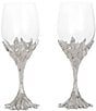 Olivia Riegel Preen Wine Glass, Set of 2, Color:Silver - Image 1