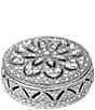 Olivia Riegel Windsor Round Covered Box, Color:Silver - Image 1