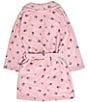 Omg! Accessories Big Girls Cherry Printed Bath Robe - Image 2