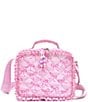Omg! Accessories Bow Patterned Ruffled Quilted Lunch Bag - Image 1