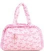 Omg! Accessories Bow Printed Quilted Duffle Bag - Image 1