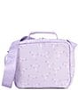 Omg! Accessories Quilted Bow Print Ruffle Detail Lunch Bag - Image 2