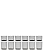 Color:Smoke - Image 1 - Stackables Short & Tall Glasses, Set of 12