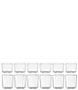 Color:Clear - Image 1 - Stackables Short & Tall Glasses, Set of 12