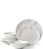 Color:White - Image 1 - Terrazzo Melamine 12-Piece Dinnerware Set