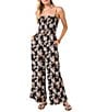 O'Neill Aiyana Sleeveless Floral Printed Woven Jumpsuit - Image 1