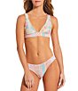 O'Neill Bali Floral Cancun Reversible Print Fixed Triangle Swim Top - Image 3