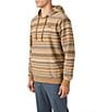 O'Neill Barvaro Striped Long Sleeve French Terry Hoodie, Color:Dark Khaki - Image 3