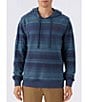 Color:Navy - Image 1 - Bavaro Stripe Long-Sleeve French Terry Hoodie