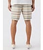 Color:Cream 2 - Image 2 - Bavaro Striped 18#double; Outseam Shorts