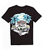 Color:Black - Image 1 - Big Boys 8-20 Short Sleeve Baja Bandit Graphic T-Shirt