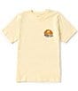 Color:Pale Yellow - Image 2 - Big Boys 8-20 Short Sleeve Shaved Ice Graphic T-Shirt